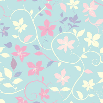 Blushing Meadow Pattern 9 Minky Fabric