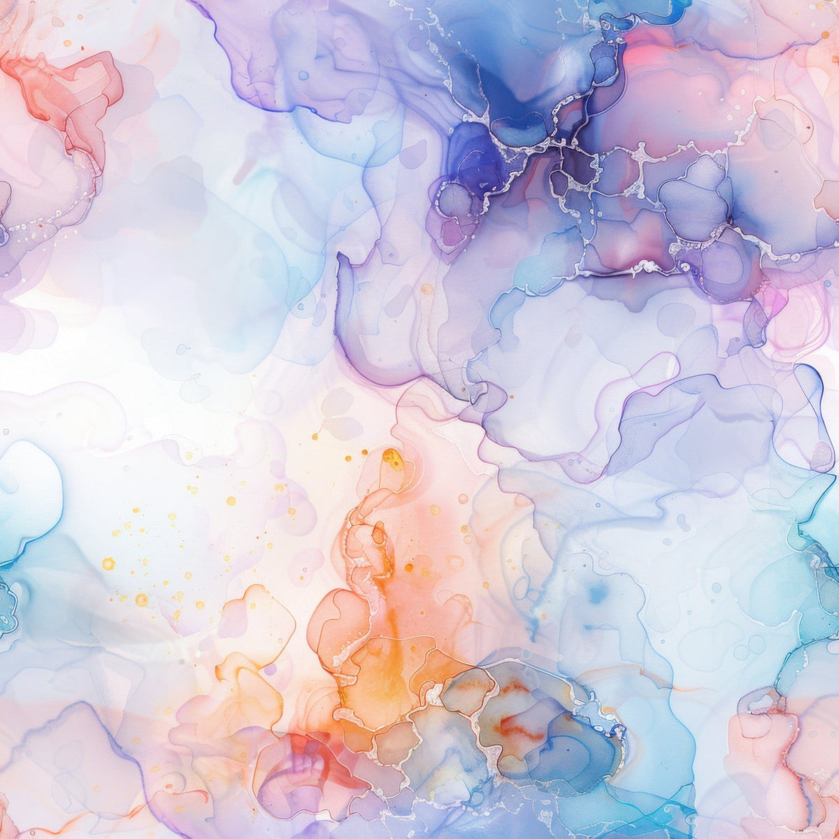 Watercolor Daydream Pattern 12 Minky Fabric
