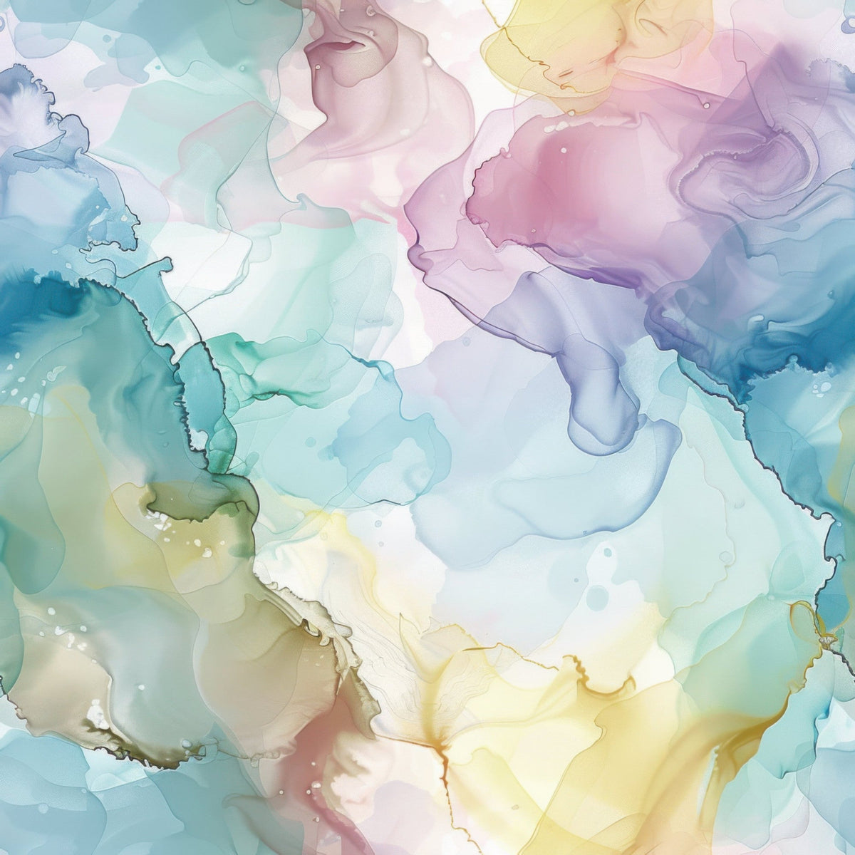 Watercolor Daydream Pattern 13 Minky Fabric
