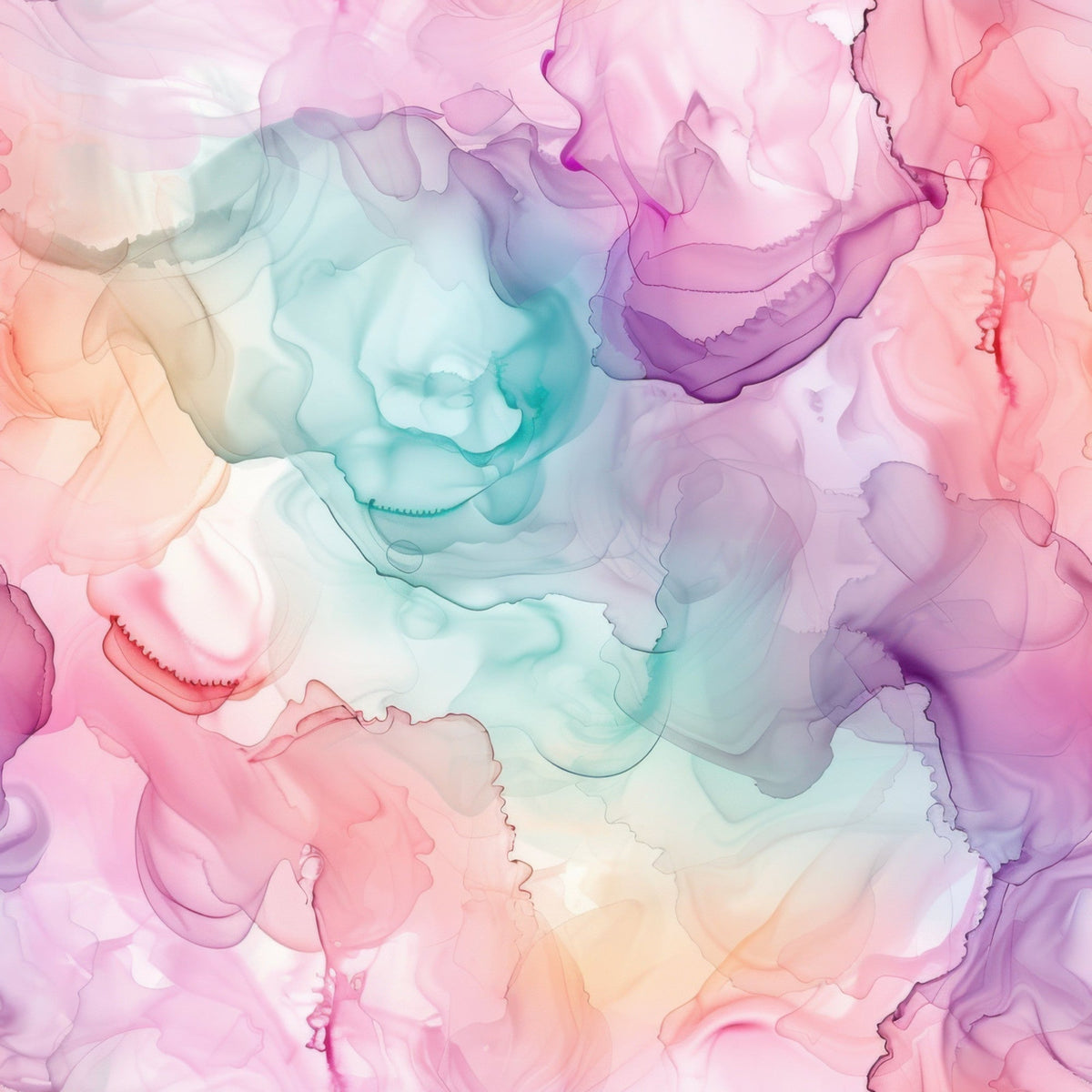 Watercolor Daydream Pattern 14 Minky Fabric