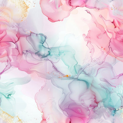Watercolor Daydream Pattern 2 Minky Fabric