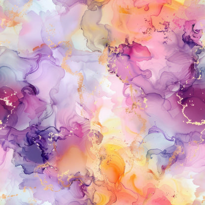 Watercolor Daydream Pattern 6 Minky Fabric