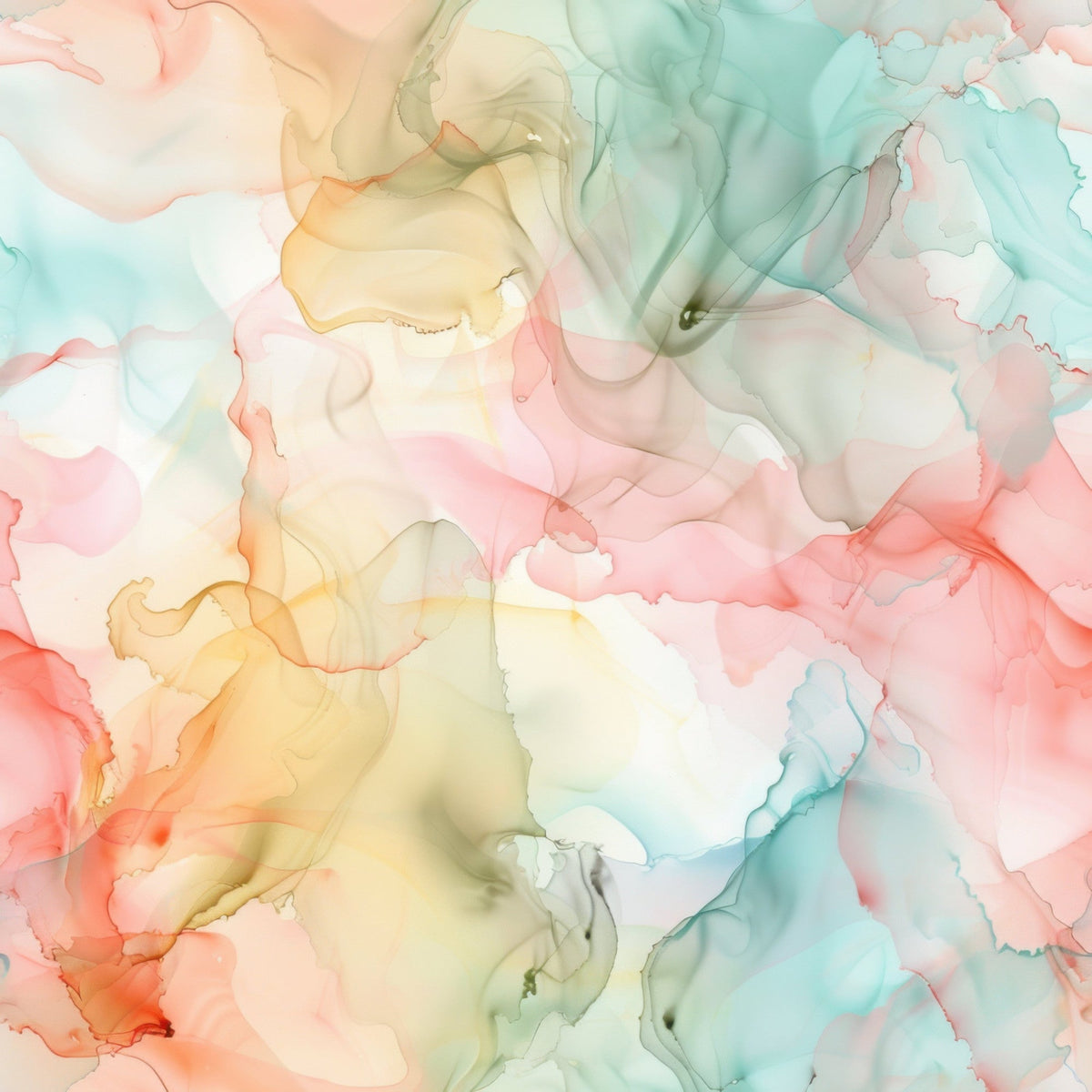 Watercolor Daydream Pattern 7 Minky Fabric