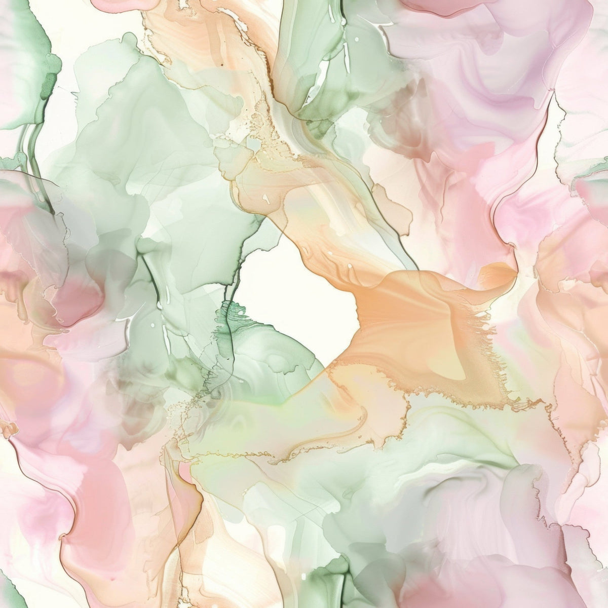Watercolor Daydream Pattern 8 Minky Fabric