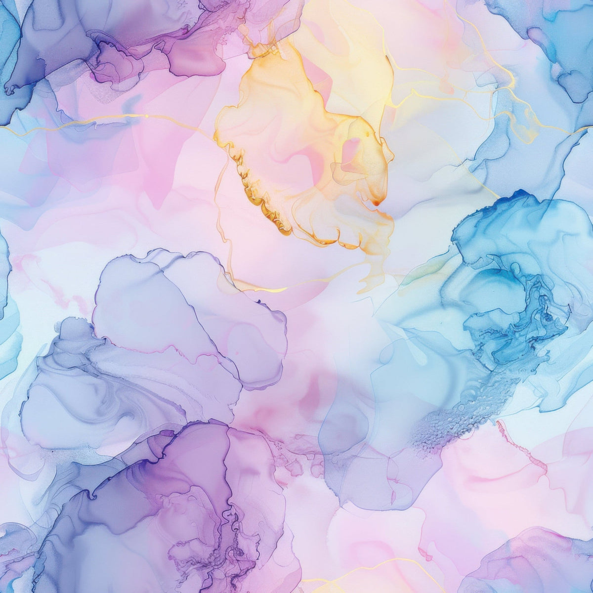 Watercolor Daydream Pattern 9 Minky Fabric