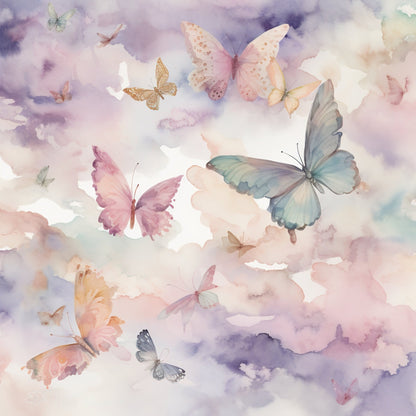 Dreamy Wings Pattern 1 Minky Fabric