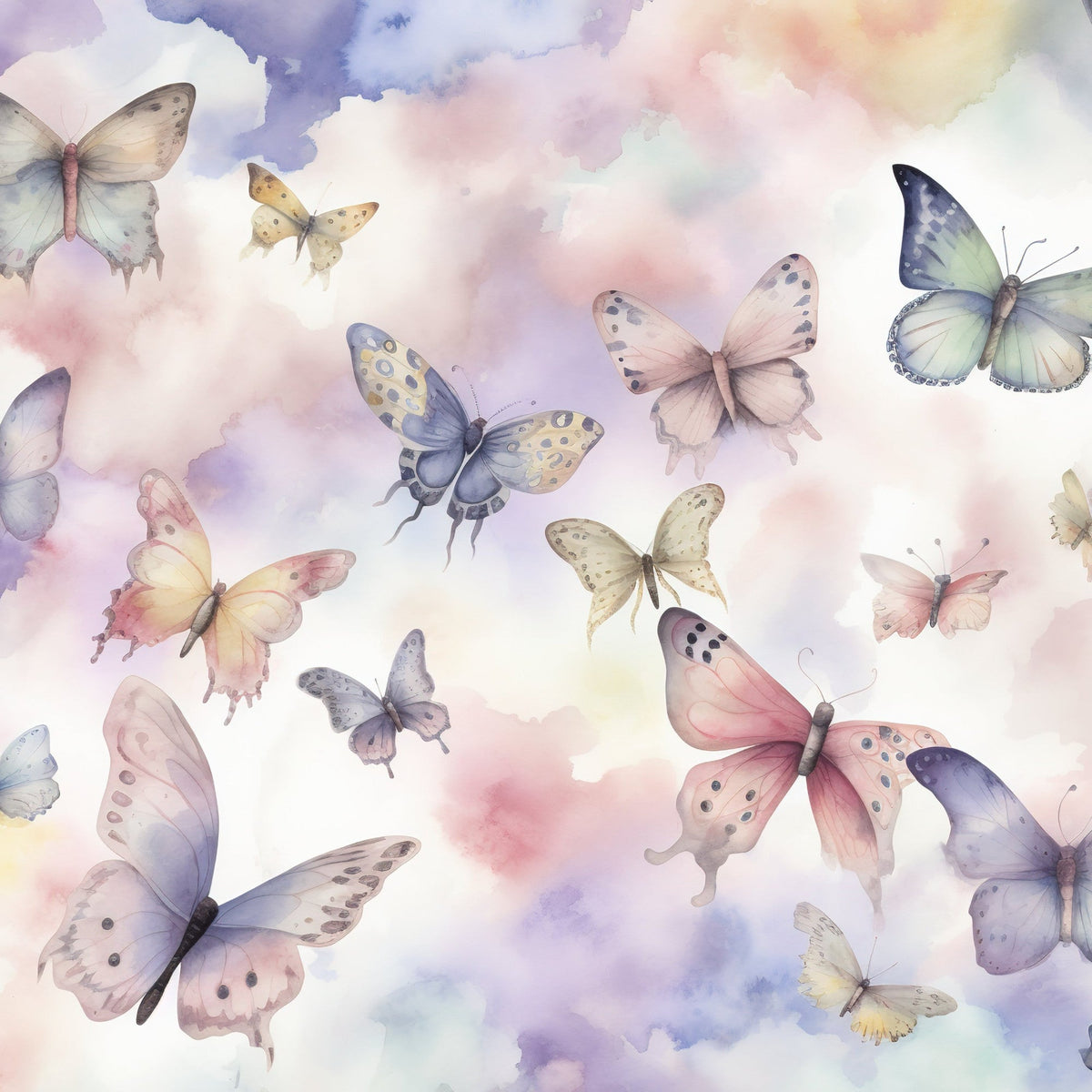 Dreamy Wings Pattern 2 Minky Fabric