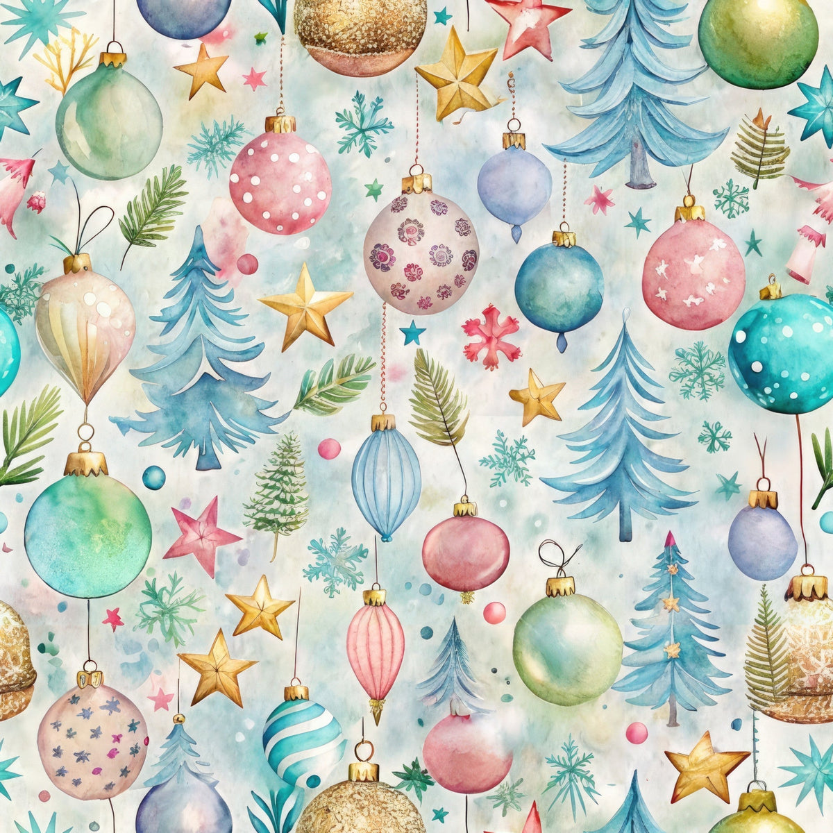 Sugarplum Baubles Pattern 11 Minky Fabric