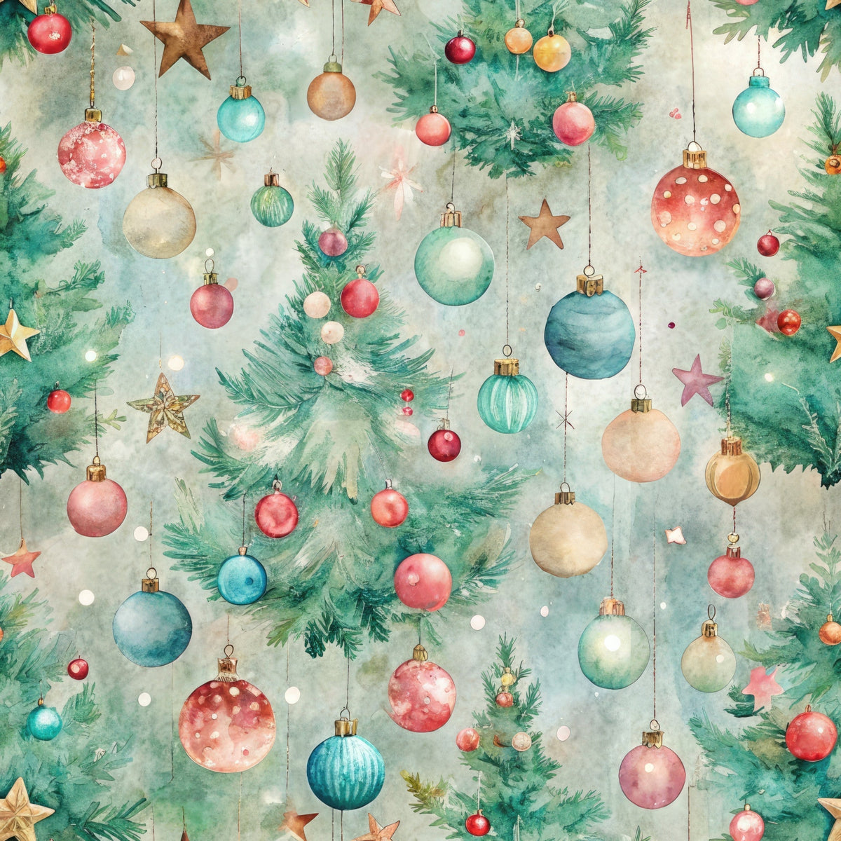 Sugarplum Baubles Pattern 12 Minky Fabric