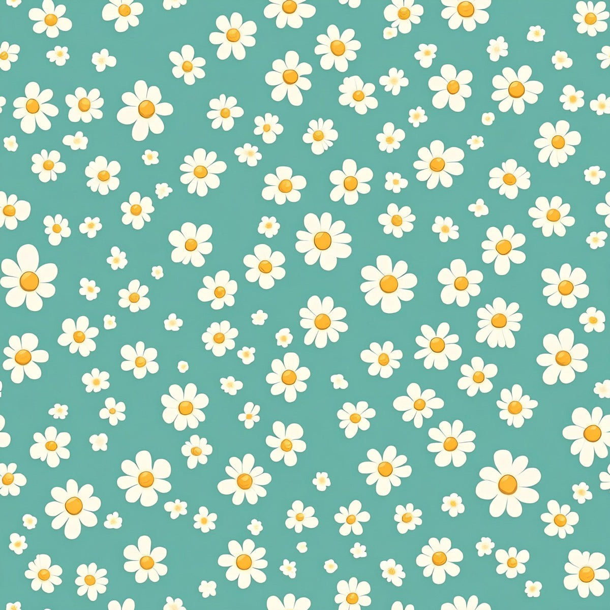 Mint Meadow Pattern 10 Minky Fabric