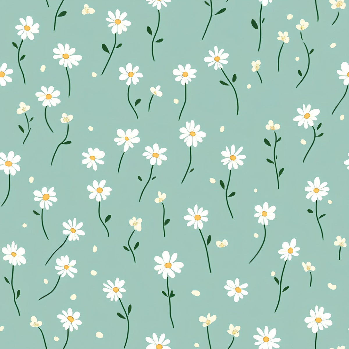 Mint Meadow Pattern 11 Minky Fabric
