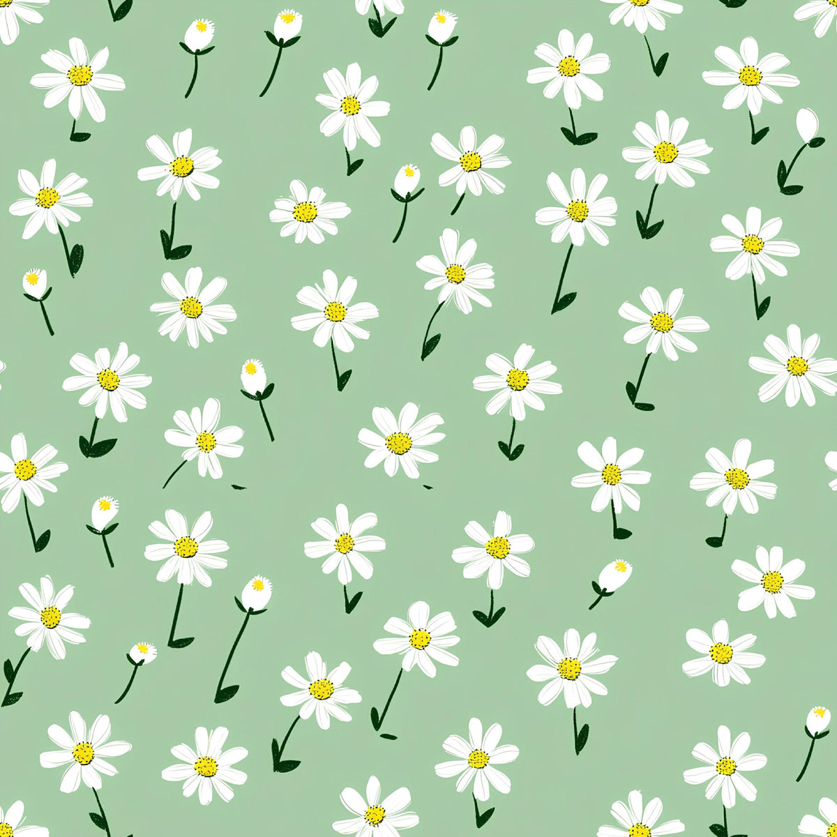 Mint Meadow Pattern 12 Minky Fabric