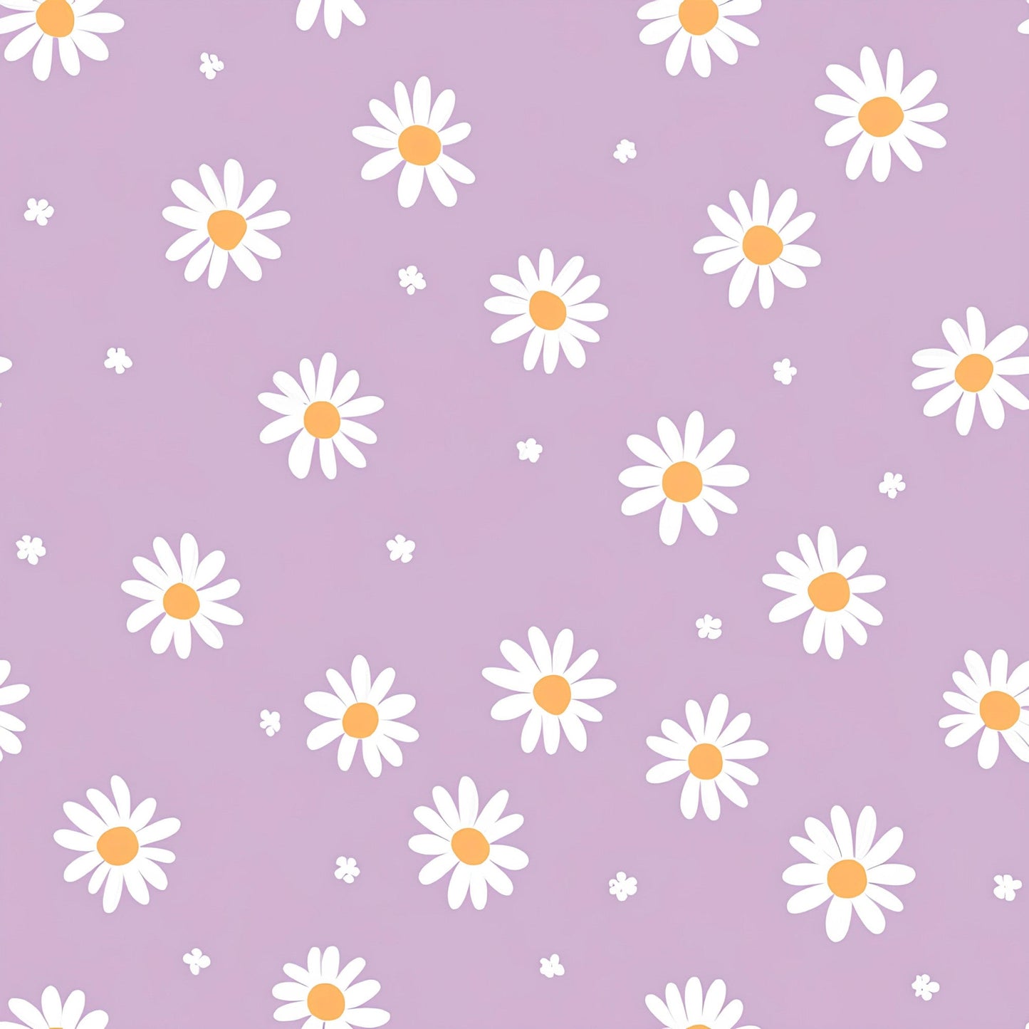 Pastel Daisy Pattern 5 Quilting Cotton Fabric
