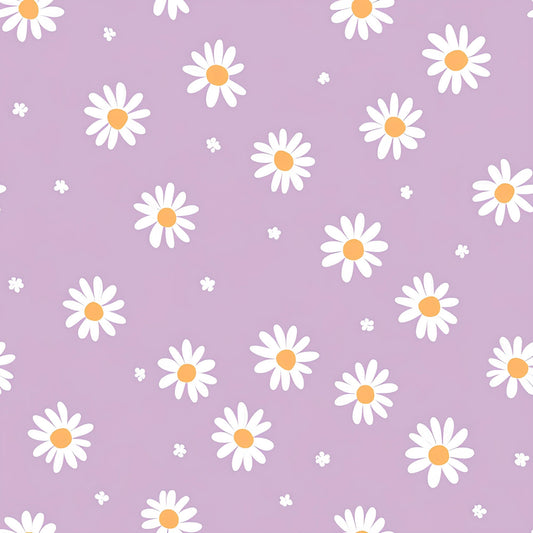 Pastel Daisy Pattern 5 Quilting Cotton Fabric
