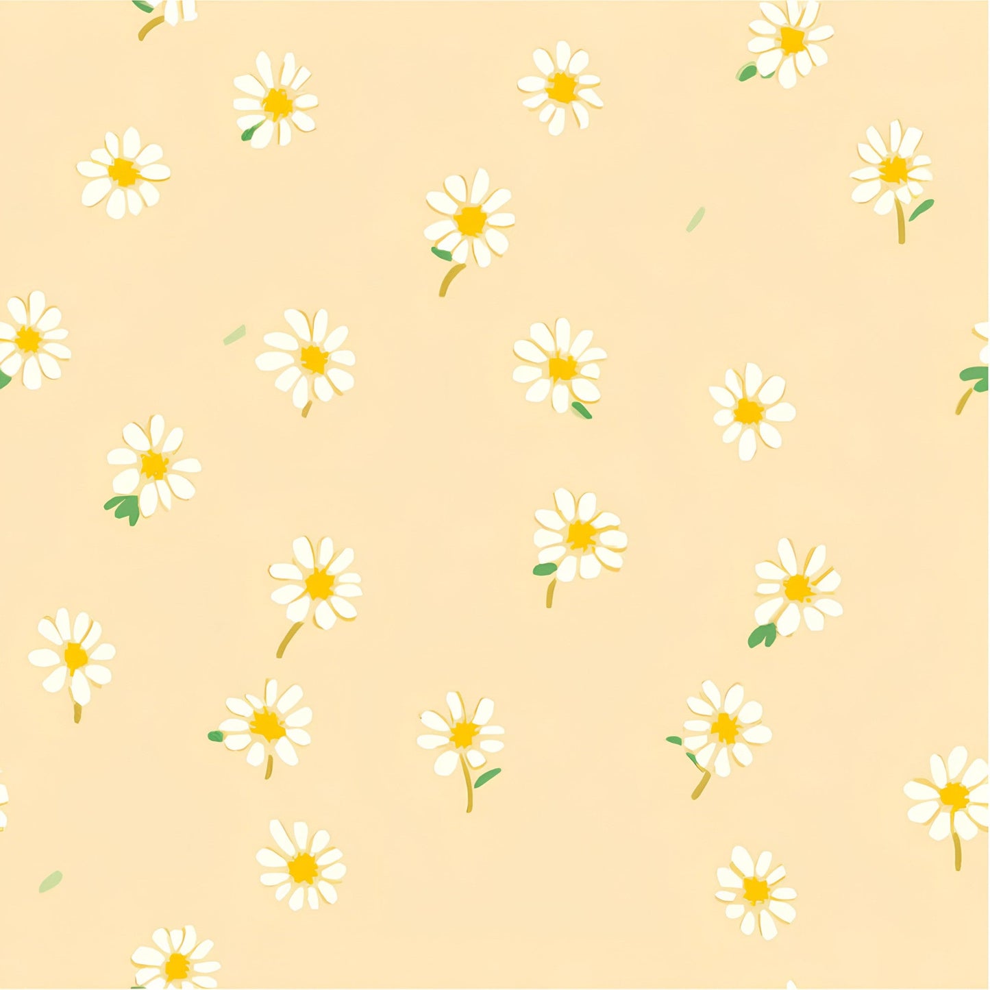 Pastel Daisy Pattern 6 Quilting Cotton Fabric