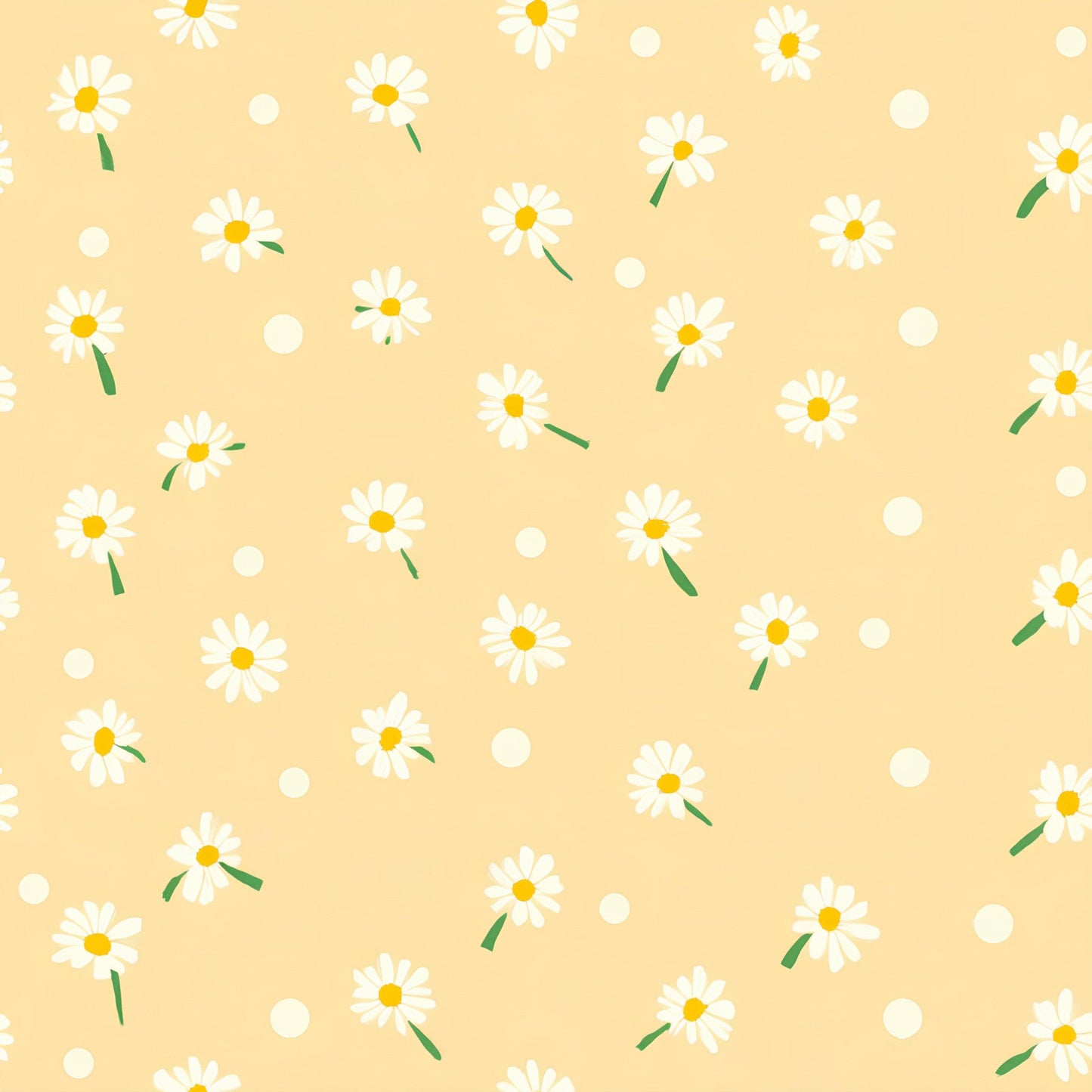 Pastel Daisy Pattern 7 Quilting Cotton Fabric