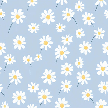 Pastel Daisy Pattern 9 Quilting Cotton Fabric