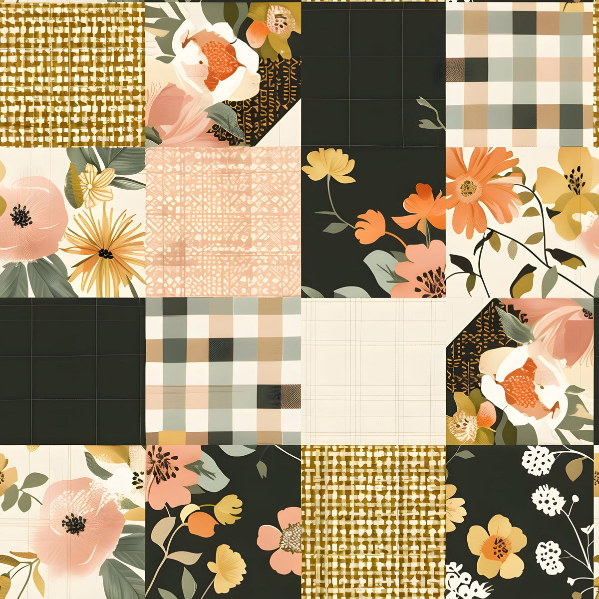 Prairie Blooms Pattern 13 Minky Fabric