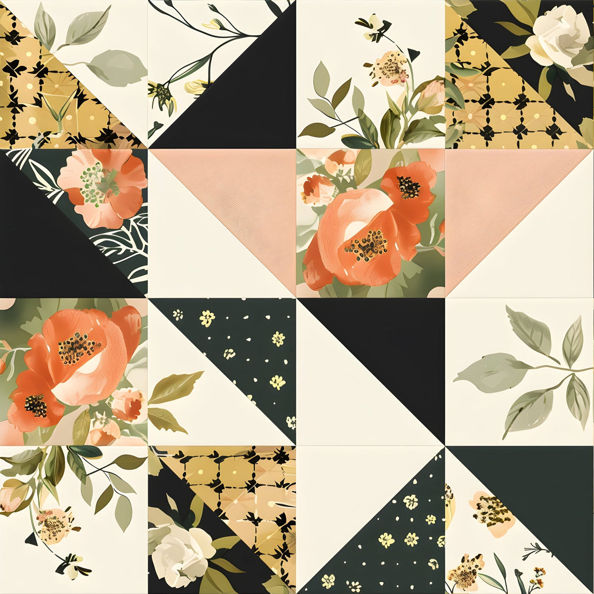 Prairie Blooms Pattern 14 Minky Fabric