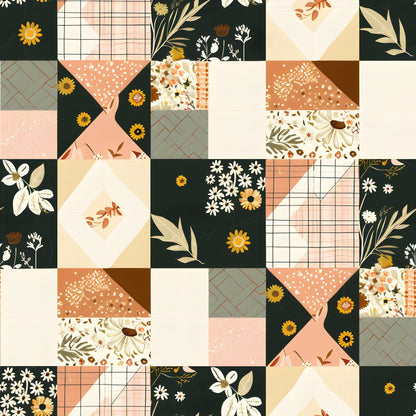 Prairie Blooms Pattern 4 Minky Fabric