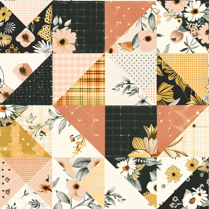 Prairie Blooms Pattern 9 Minky Fabric