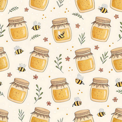 Honeycomb Harvest Pattern 15 Minky Fabric