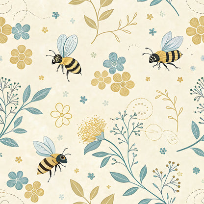 Honeycomb Harvest Pattern 18 Minky Fabric