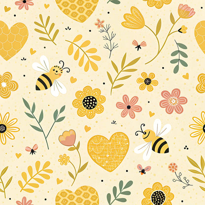 Honeycomb Harvest Pattern 21 Minky Fabric