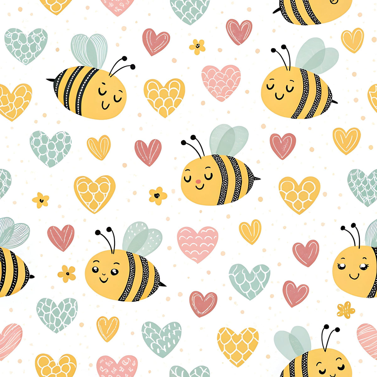 Honeycomb Harvest Pattern 2 Minky Fabric