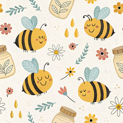 Honeycomb Harvest Pattern 7 Minky Fabric