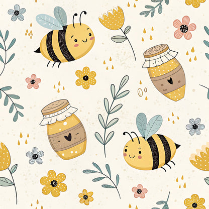 Honeycomb Harvest Pattern 9 Minky Fabric