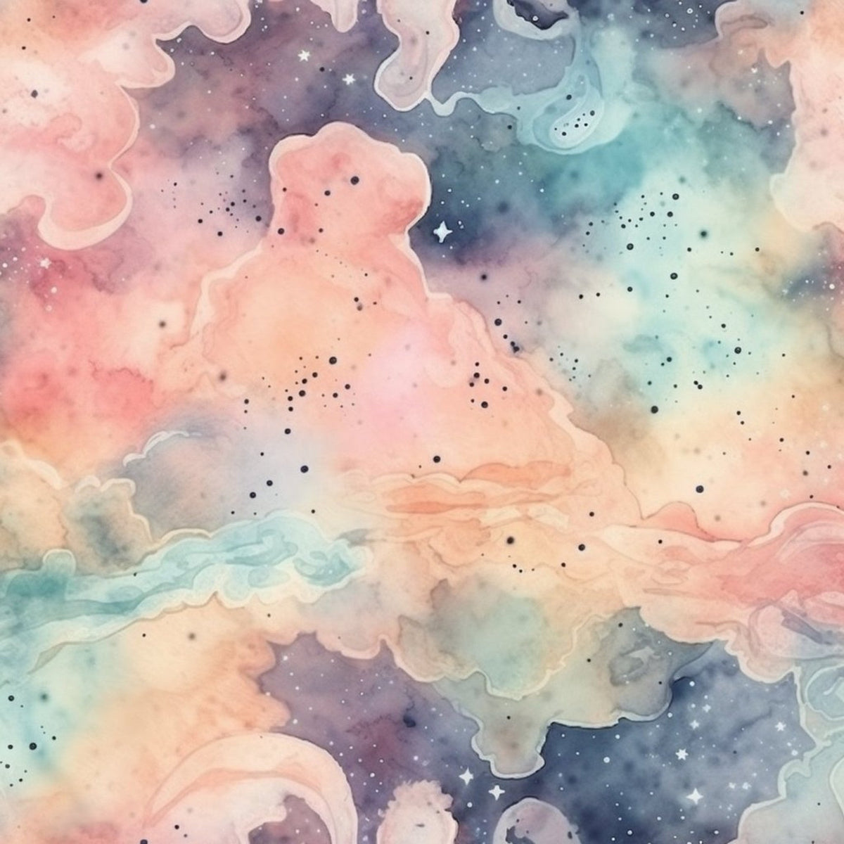 Dreamy Cosmos Pattern 2 Minky Fabric