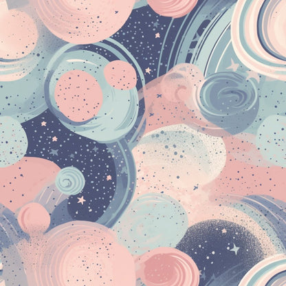 Dreamy Cosmos Pattern 5 Minky Fabric