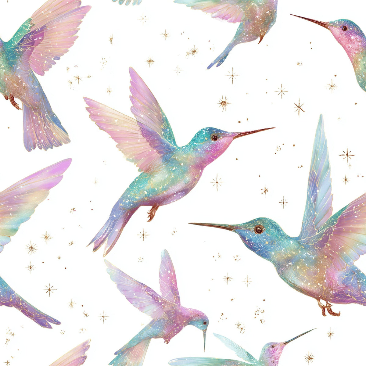 Stardust Wings Pattern 1 Minky Fabric