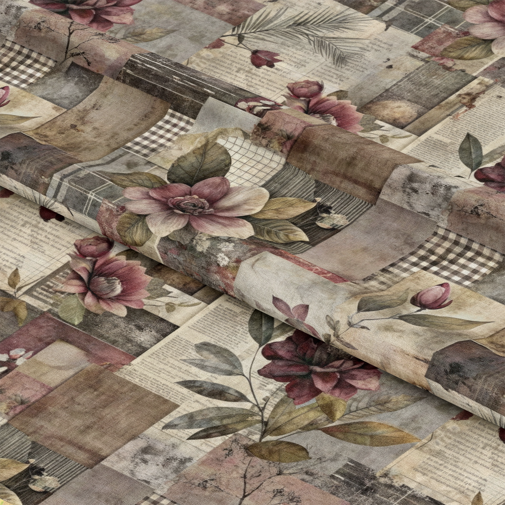 Patched Memories Pattern 12 Quilting Cotton Fabric