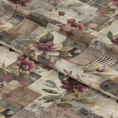 Patched Memories Pattern 12 Quilting Cotton Fabric