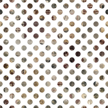 Heirloom Collage Pattern 21 Minky Fabric