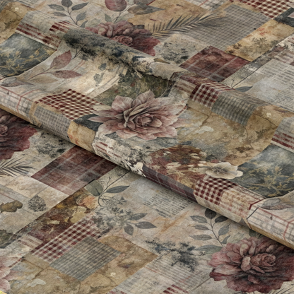 Patched Memories Pattern 1 Quilting Cotton Fabric