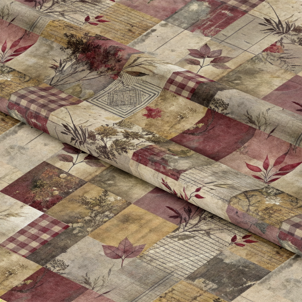 Patched Memories Pattern 3 Quilting Cotton Fabric