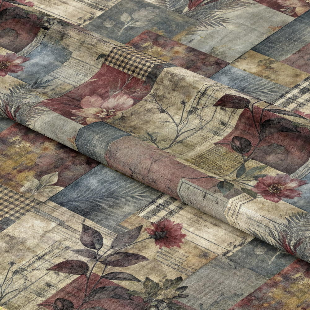Patched Memories Pattern 4 Quilting Cotton Fabric