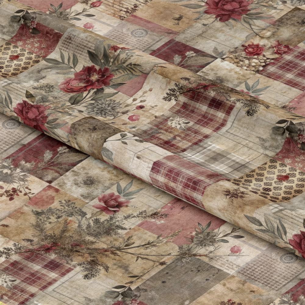 Patched Memories Pattern 7 Quilting Cotton Fabric