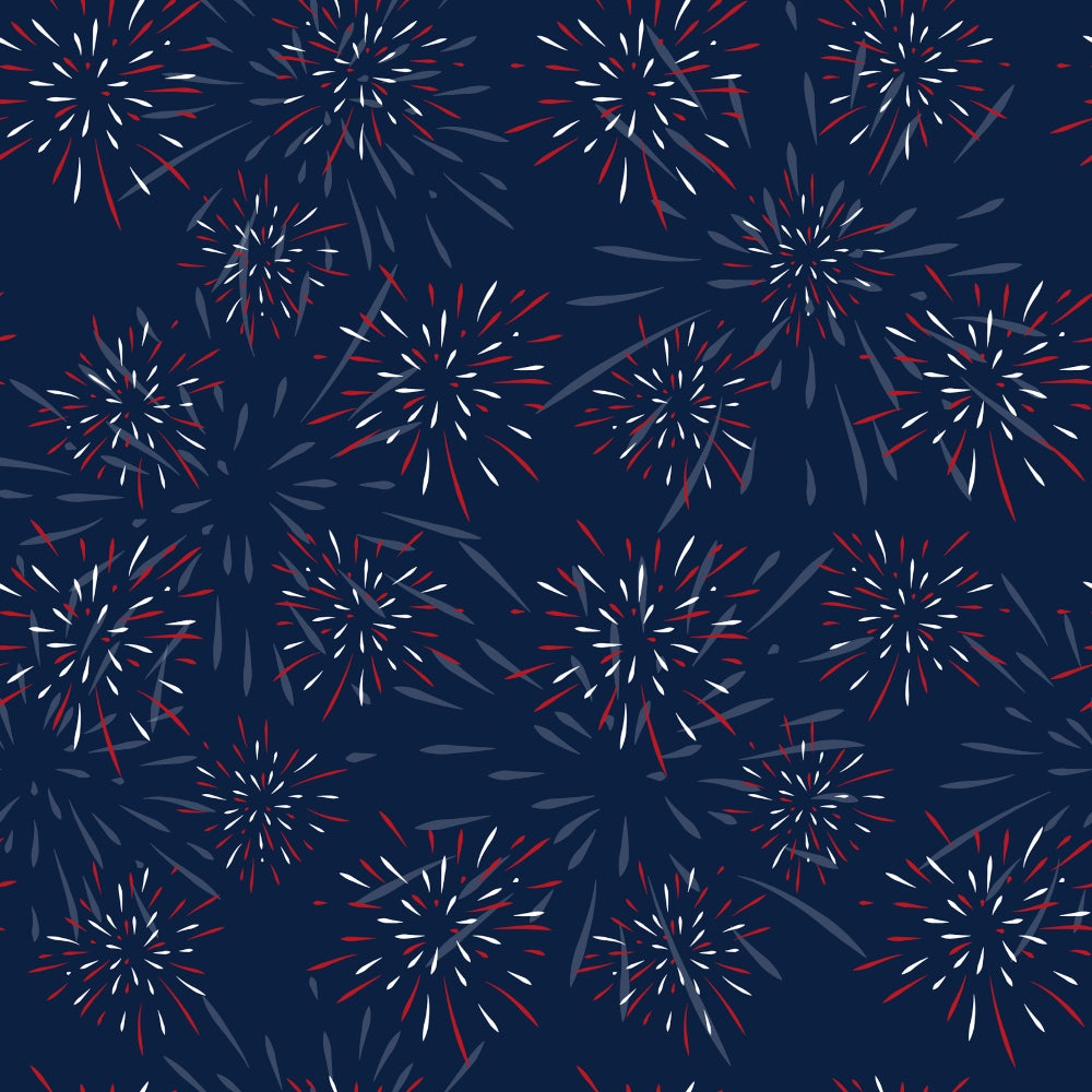 Firecracker Blooms Pattern 2 Minky Fabric