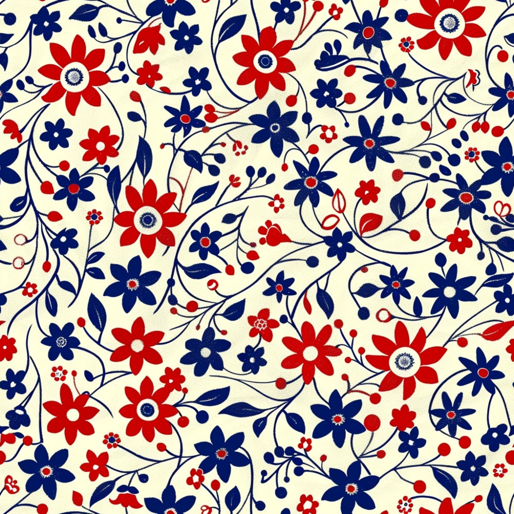 Patriotic Pattern 12 Minky Fabric