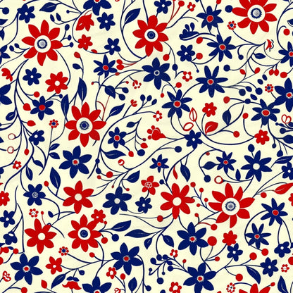 Patriotic Pattern 12 Minky Fabric