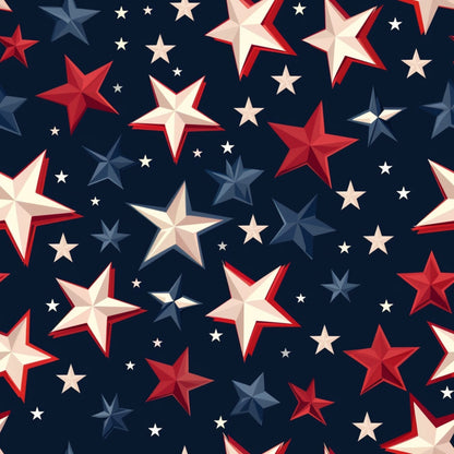 Patriotic Pattern 13 Minky Fabric