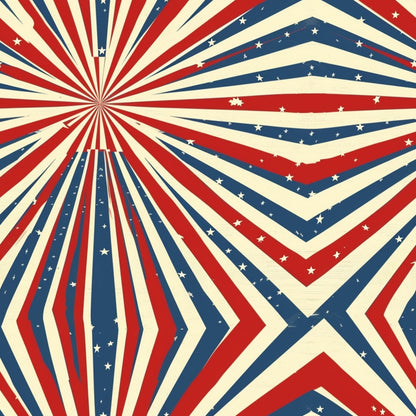 Patriotic Pattern 14 Minky Fabric