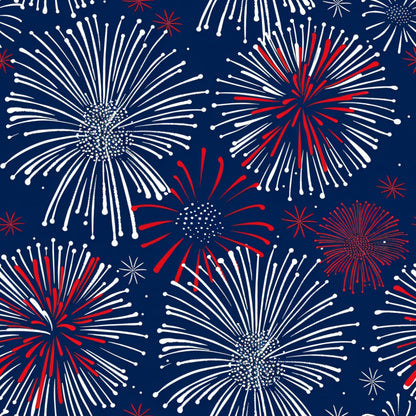 Patriotic Pattern 16 Minky Fabric
