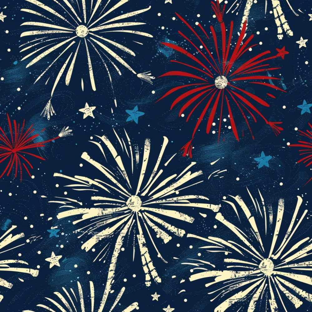 Patriotic Pattern 17 Minky Fabric