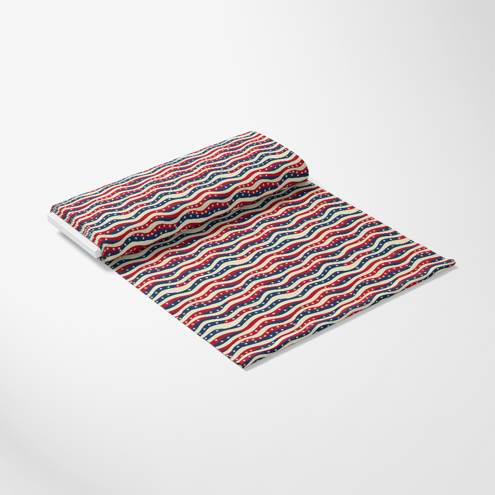 Patriotic Pattern 18 Quilting Cotton Fabric