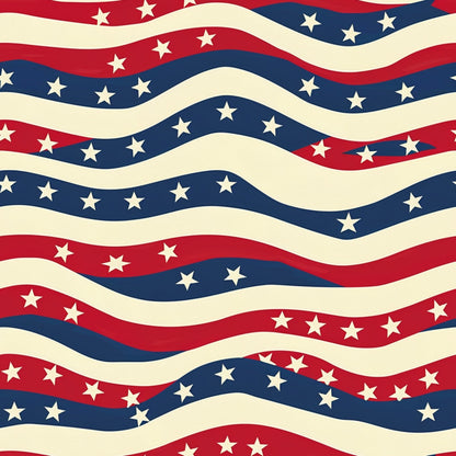 Patriotic Pattern 18 Minky Fabric